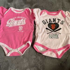 Two Giants onesies